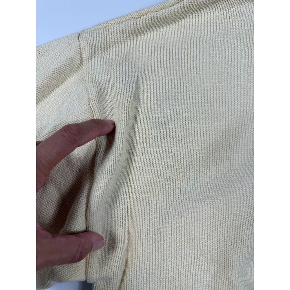 Sonderhaus Gwendolyn Women’s Organic Cotton Sweater Cream Medium - Picture 9 of 13
